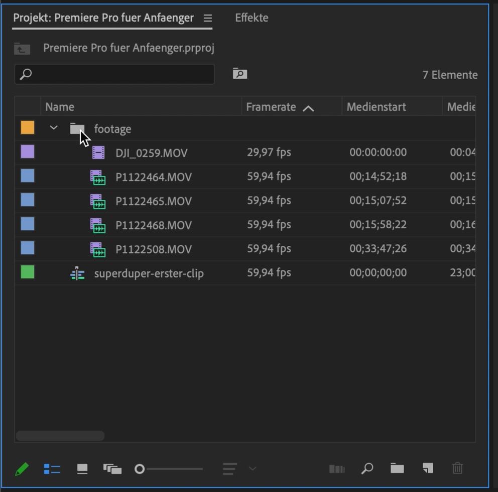 Premiere Pro Anfänger Tutorial 44