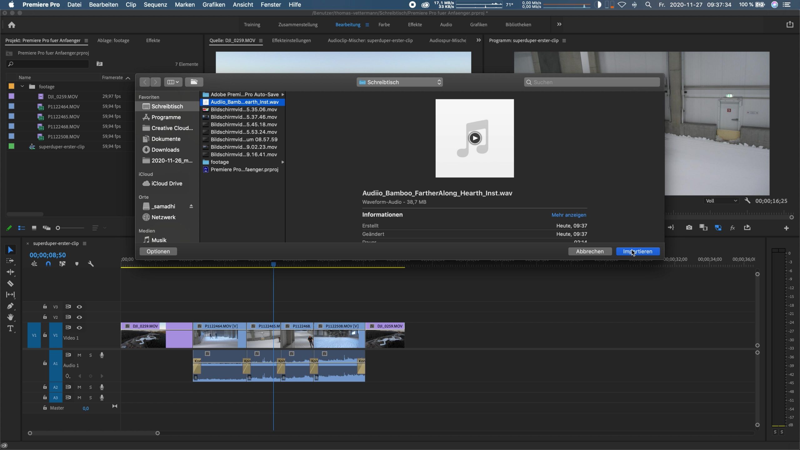 Premiere Pro Anfänger Tutorial 53