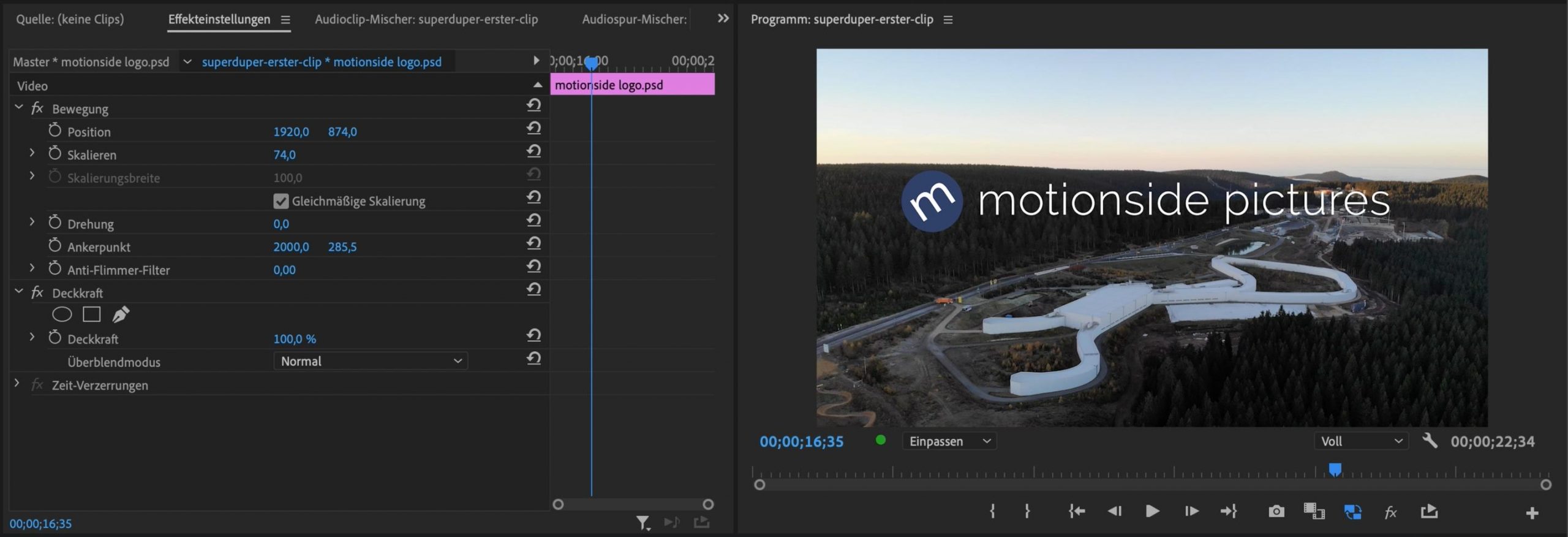 Premiere Pro Anfänger Tutorial 58