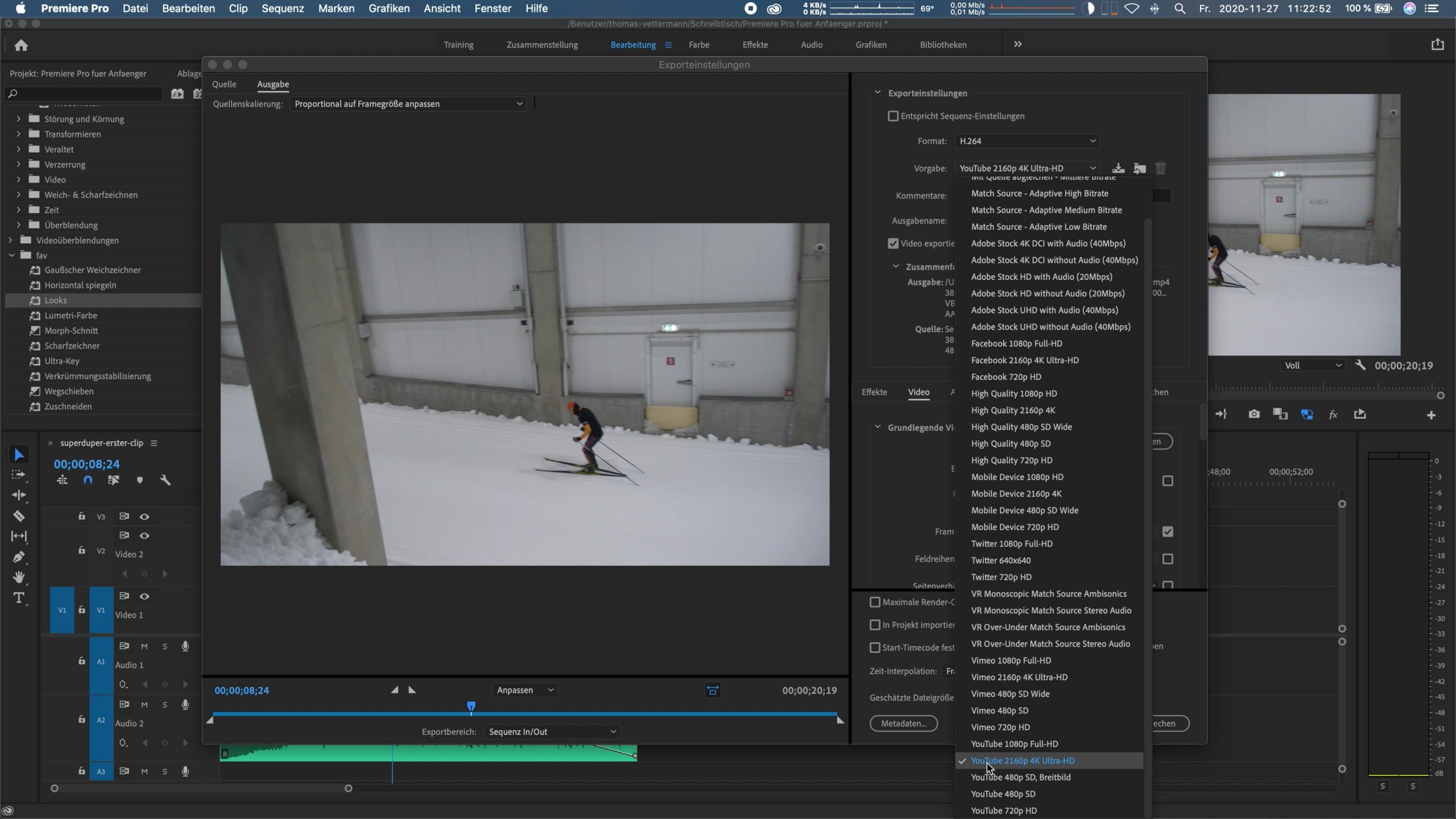 Premiere Pro Anfänger Tutorial 76