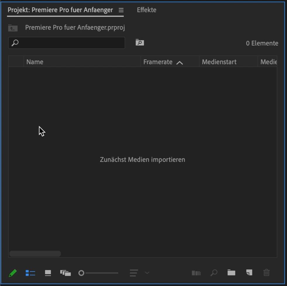 Premiere Pro Anfänger Tutorial 8